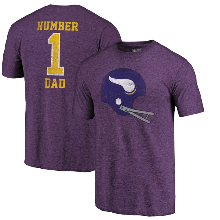 Minnesota Vikings Purple Greatest Dad Retro Tri-Blend NFL Pro Line by Fanatics Branded T-Shirt,We sell and wholesale Minnesota Vikings Purple Greatest Dad Retro Tri-Blend NFL Pro Line by Fanatics Branded T-Shirt on line form chian!
